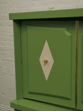 Load image into Gallery viewer, 1950s avocado Green Highboy Dresser
