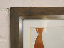 Load image into Gallery viewer, Vintage block mono print whale modern art
