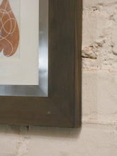 Load image into Gallery viewer, Vintage block mono print whale modern art

