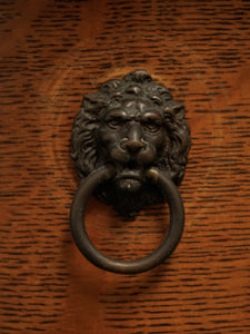 Tiger Oak French Antique Hutch