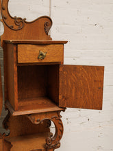 Load image into Gallery viewer, Tiger Oak French Antique Hutch
