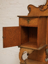 Load image into Gallery viewer, Tiger Oak French Antique Hutch
