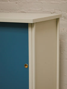 1960’s 2 drawer blue cabinet