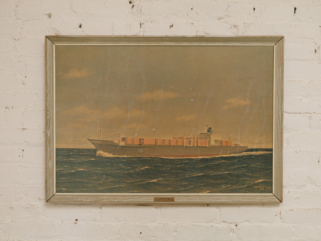 Vintage Axel Johnson Art as found