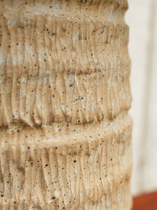 Textured Ceramic Table Lamp with Warm Neutral Shade