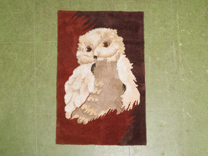 Owl Tapestry Vintage