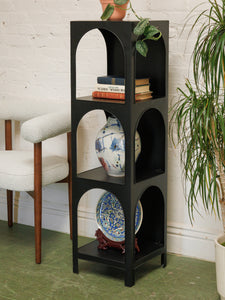 Three tier metal shelf