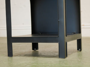 Three tier metal shelf