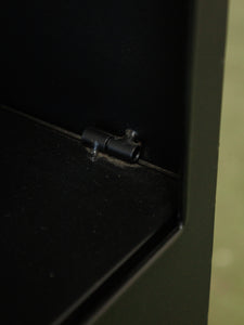 Three tier metal shelf