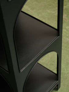 Three tier metal shelf
