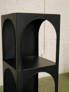 Three tier metal shelf