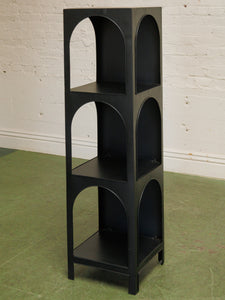 Three tier metal shelf