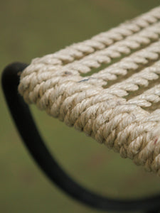 Vintage mid-century Corded outdoor stools