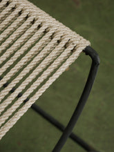 Load image into Gallery viewer, Vintage mid-century Corded outdoor stools
