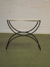 Load image into Gallery viewer, Vintage mid-century Corded outdoor stools
