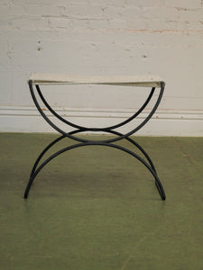 Vintage mid-century Corded outdoor stools