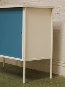 1960’s 2 drawer blue cabinet