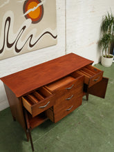 Load image into Gallery viewer, Mid Century Modern Mahogany Credenza, by John Van Koert, Drexel Profile Collection
