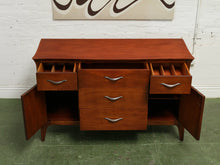 Load image into Gallery viewer, Mid Century Modern Mahogany Credenza, by John Van Koert, Drexel Profile Collection
