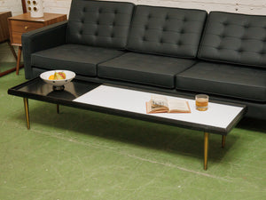 1960’s Vintage Black and White Coffee Table