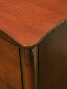 Mid Century Modern Mahogany Credenza, by John Van Koert, Drexel Profile Collection