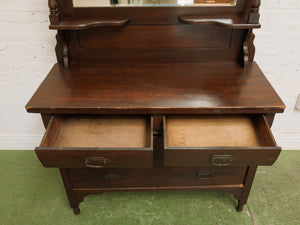 Antique Buffet Hutch