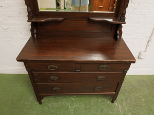Antique Buffet Hutch