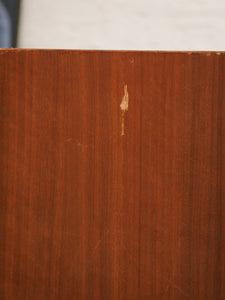 Walnut Pedestal Side Table