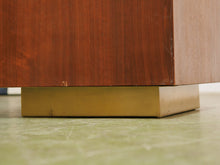 Load image into Gallery viewer, Walnut Pedestal Side Table

