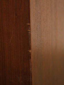 Walnut Pedestal Side Table