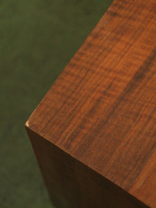 Walnut Pedestal Side Table
