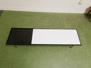 1960’s Vintage Black and White Coffee Table