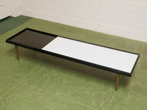 1960’s Vintage Black and White Coffee Table