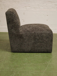 Mineral Grey Brown Blocky Chair