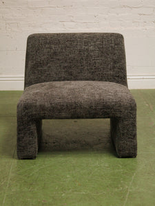 Mineral Grey Brown Blocky Chair