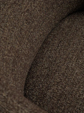 Load image into Gallery viewer, Tweed Brown Barrel Chair
