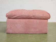 Load image into Gallery viewer, Stitched Dusty Pink Chair and Ottoman
