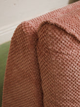 Load image into Gallery viewer, Stitched Dusty Pink Chair and Ottoman
