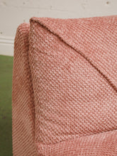 Load image into Gallery viewer, Stitched Dusty Pink Chair and Ottoman
