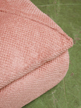 Load image into Gallery viewer, Stitched Dusty Pink Chair and Ottoman
