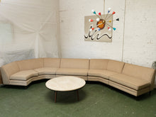 Load image into Gallery viewer, Travertine Round Vintage Coffee Table
