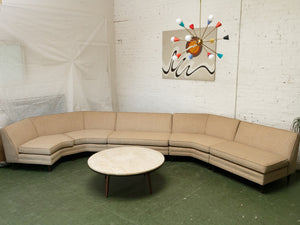 Travertine Round Vintage Coffee Table