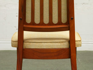 Brown Saltman Set of 6 Dining Chairs