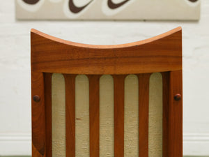 Brown Saltman Set of 6 Dining Chairs