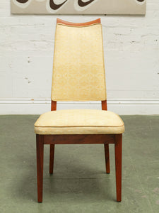 Brown Saltman Set of 6 Dining Chairs