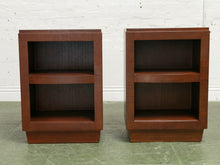 Load image into Gallery viewer, Pair of Vintage Nightstands with open cabinet space
