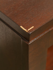 Pair of Vintage Nightstands with open cabinet space