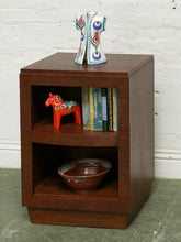 Load image into Gallery viewer, Pair of Vintage Nightstands with open cabinet space
