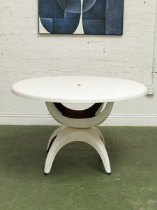 Atomic Fiberglass Outdoor Dining Table