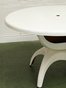 Atomic Fiberglass Outdoor Dining Table